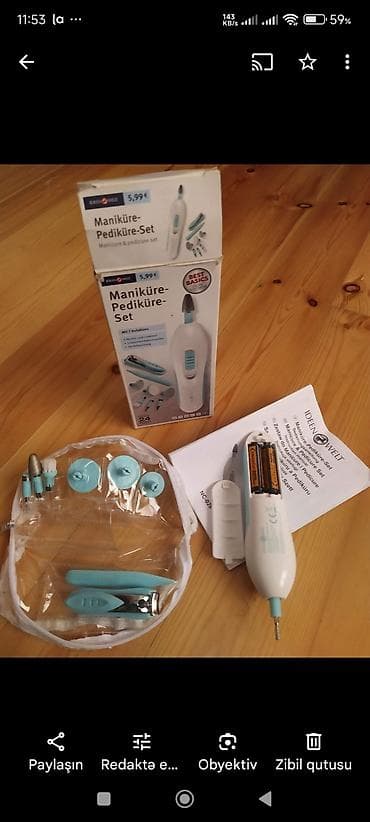 Manikur. pedikur. aparati. Germaniyanindi. Primark lalafo.az -da Manikur. pedikur. aparati. Germaniyanindi. Primark
