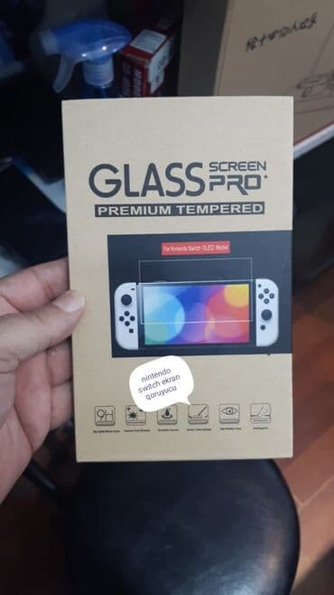 Nintendo switch oled ekran qoruyucu lalafo.az -da Nintendo switch oled ekran qoruyucu