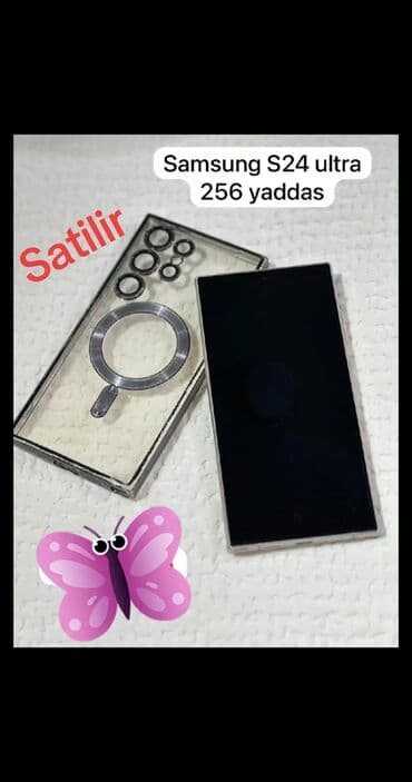 Samsung Galaxy S24 Ultra, 256 GB, Sənədlərlə, Sensor, Barmaq izi lalafo.az -da Samsung Galaxy S24 Ultra, 256 GB, Sənədlərlə, Sensor, Barmaq izi