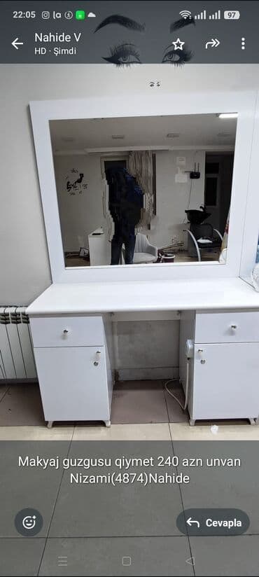 Makiyaj üçün masa lalafo.az -da Makiyaj üçün masa