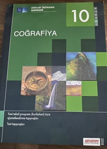 Məhsul: Coğrafiya – 10-cu sinif üçün qiymətləndirmə və test toplusu lalafo.az -da Məhsul: Coğrafiya – 10-cu sinif üçün qiymətləndirmə və test toplusu