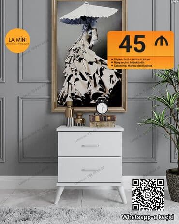 Minimalist tumbə (LA MiNi) - Model: 2 çekmecəli yataq otağı tumbası - lalafo.az -da Minimalist tumbə (LA MiNi) - Model: 2 çekmecəli yataq otağı tumbası -