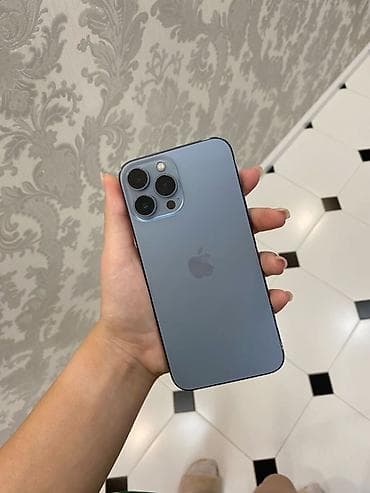 IPhone 13 Pro Max, 128 GB, Sierra Blue, Face ID lalafo.az -da IPhone 13 Pro Max, 128 GB, Sierra Blue, Face ID