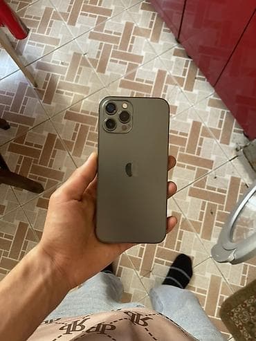 IPhone 12 Pro Max, 128 ГБ, Графит, Гарантия, Беспроводная зарядка, Face ID at lalafo.az IPhone 12 Pro Max, 128 ГБ, Графит, Гарантия, Беспроводная зарядка, Face ID