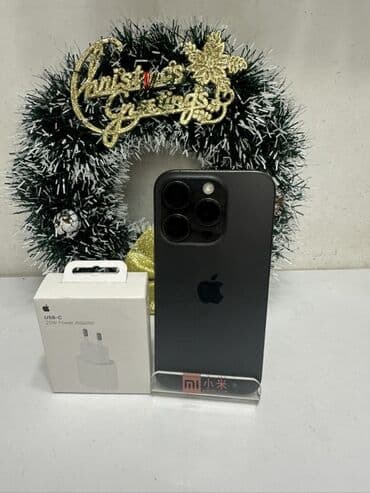 IPhone 15 Pro, 128 GB, Qara, Face ID lalafo.az -da IPhone 15 Pro, 128 GB, Qara, Face ID