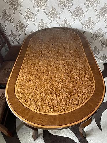 Qonaq masası, İşlənmiş, Açılan, Taxta, Oval masa lalafo.az -da Qonaq masası, İşlənmiş, Açılan, Taxta, Oval masa