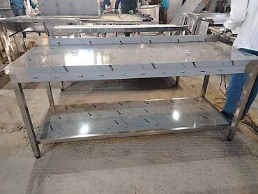 Paslanmayan poladdan istehsal olunan peşəkar iş masası - Material lalafo.az -da Paslanmayan poladdan istehsal olunan peşəkar iş masası - Material