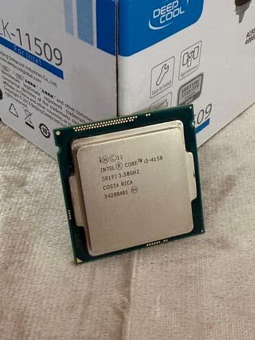 Prosessor Intel Core i3 4150, 3-4 GHz, 2 nüvə, İşlənmiş lalafo.az -da Prosessor Intel Core i3 4150, 3-4 GHz, 2 nüvə, İşlənmiş