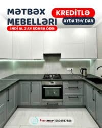 новые кухонные гарнитуры: Кухонный гарнитур на заказ, Самозакрывающие петли, Ламинат гладкий, Есть кредит, Доставка в районы, Бесплатная доставка at lalafo.az — 1 новые кухонные гарнитуры: Кухонный гарнитур на заказ, Самозакрывающие петли, Ламинат гладкий, Есть кредит, Доставка в районы, Бесплатная доставка — 1