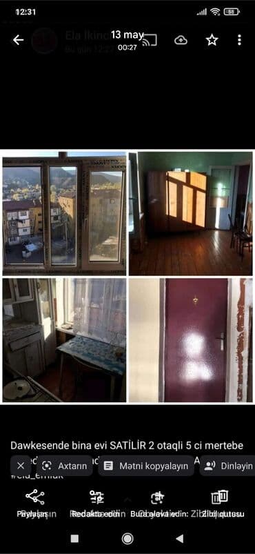 Daşkəsən, 2 otaqlı, Köhnə tikili, 41 kv. m lalafo.az -da Daşkəsən, 2 otaqlı, Köhnə tikili, 41 kv. m