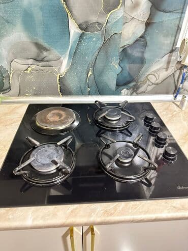 Кухонные комбайны и измельчители: Газовая печь Настольная, 4 конфорки, Б/у at lalafo.az — 5 Кухонные комбайны и измельчители: Газовая печь Настольная, 4 конфорки, Б/у — 5
