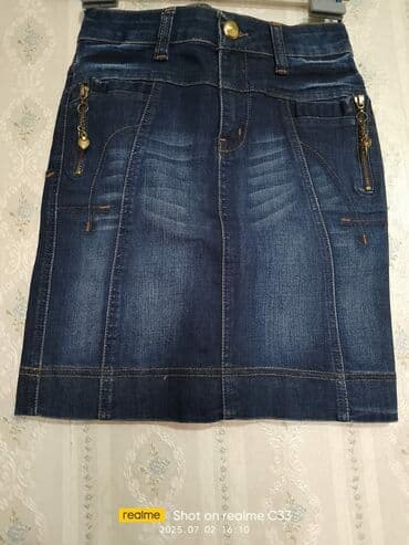 Qadın ətəkləri – 3 modellik dəst 1) Cins ətək - Tünd mavi denim - lalafo.az -da Qadın ətəkləri – 3 modellik dəst 1) Cins ətək - Tünd mavi denim -