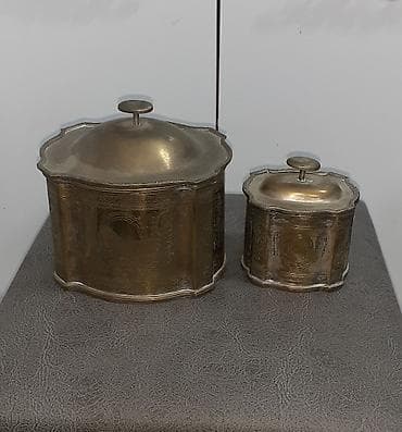 Cay və qəhvə saxlamaq ücün antik lalafo.az -da Cay və qəhvə saxlamaq ücün antik