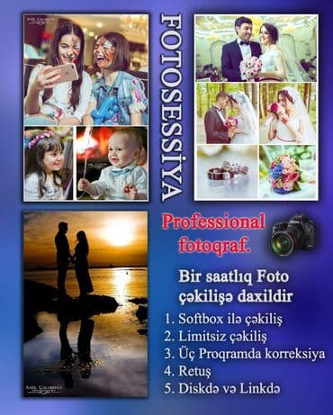 Professional Fotoqraf və Video xidmətləri (fotossesiya). Toy, nişan lalafo.az -da Professional Fotoqraf və Video xidmətləri (fotossesiya). Toy, nişan