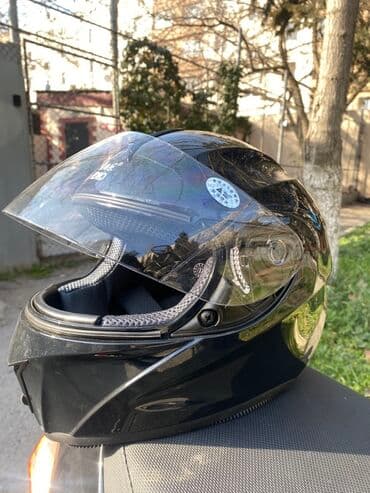 Tam üzlü motosiklet dəbilqəsi - Rəng: parlaq qara - Korpus lalafo.az -da Tam üzlü motosiklet dəbilqəsi - Rəng: parlaq qara - Korpus