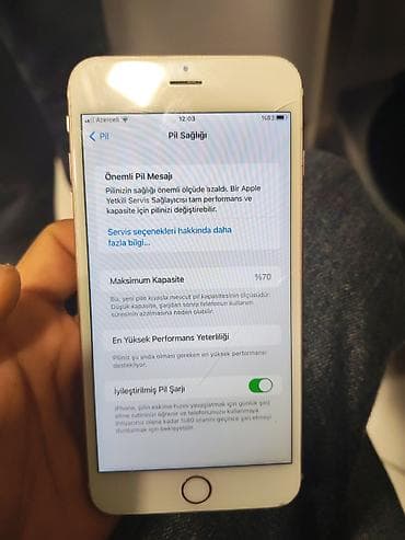 IPhone 6s Plus, 16 GB, Rose Gold, Barmaq izi lalafo.az -da IPhone 6s Plus, 16 GB, Rose Gold, Barmaq izi