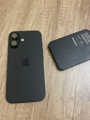 IPhone 16, 128 GB, Qara, Simsiz şarj lalafo.az -da IPhone 16, 128 GB, Qara, Simsiz şarj