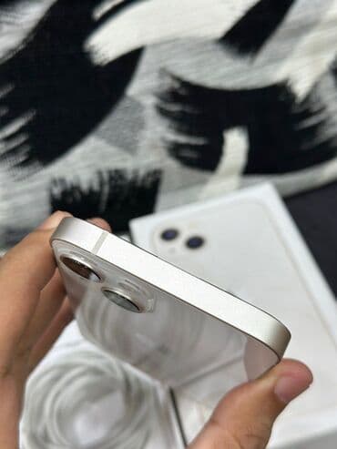Запонки: IPhone 13, 128 ГБ, Белый, Гарантия, Face ID, С документами at lalafo.az — 4 Запонки: IPhone 13, 128 ГБ, Белый, Гарантия, Face ID, С документами — 4