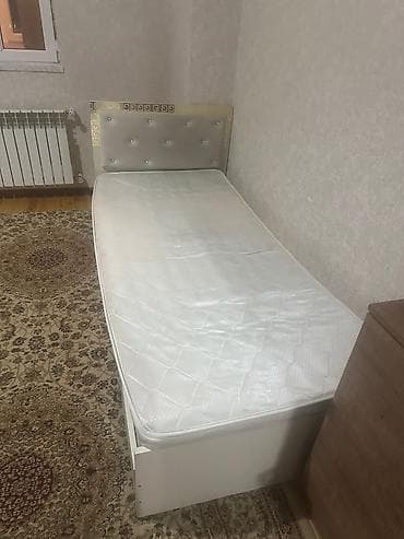 Təknəfərlik çarpayı, Matras ilə, Siyirməsiz lalafo.az -da Təknəfərlik çarpayı, Matras ilə, Siyirməsiz