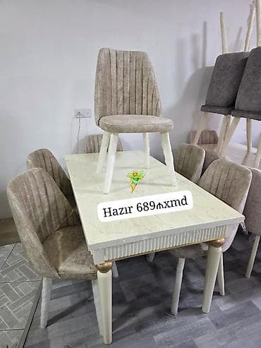 Mətbəx üçün, Yeni, 6 stul lalafo.az -da Mətbəx üçün, Yeni, 6 stul