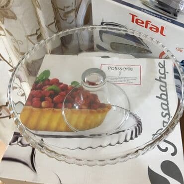 Tort və şiriniyyat qabı, Şüşə, Türkiyə lalafo.az -da Tort və şiriniyyat qabı, Şüşə, Türkiyə