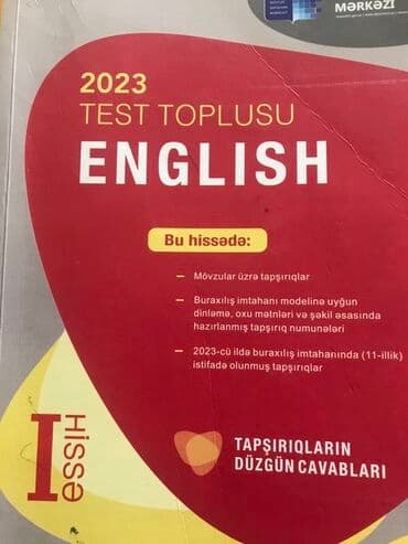 İngilis dili Testlər 11-ci sinif, 1-ci hissə, 2023 il lalafo.az -da İngilis dili Testlər 11-ci sinif, 1-ci hissə, 2023 il