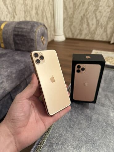 IPhone 11 Pro Max, 256 GB, Qızılı, Simsiz şarj lalafo.az -da IPhone 11 Pro Max, 256 GB, Qızılı, Simsiz şarj