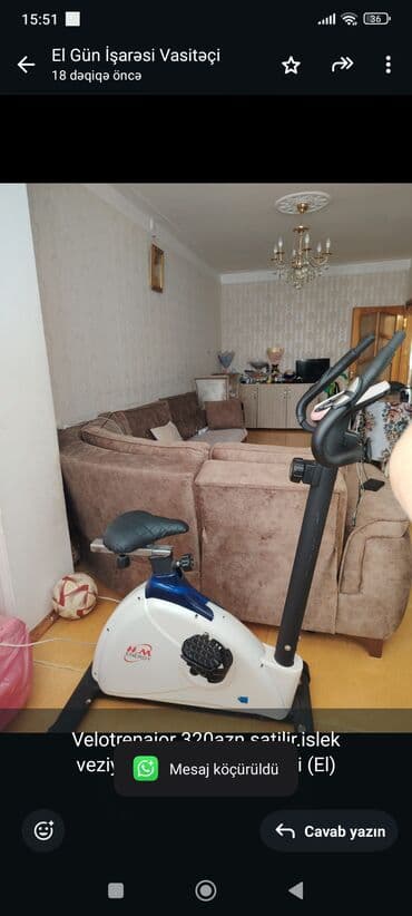 Velotrenajor 320azn satilir.islek veziyyetde.Ünvan Əhmədli (El) lalafo.az -da Velotrenajor 320azn satilir.islek veziyyetde.Ünvan Əhmədli (El)