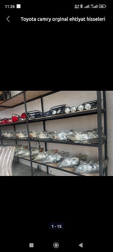 Komplekt, Yaxın və uzaq vuran işıqlar Toyota, Orijinal lalafo.az -da — 1 Komplekt, Yaxın və uzaq vuran işıqlar Toyota, Orijinal — 1