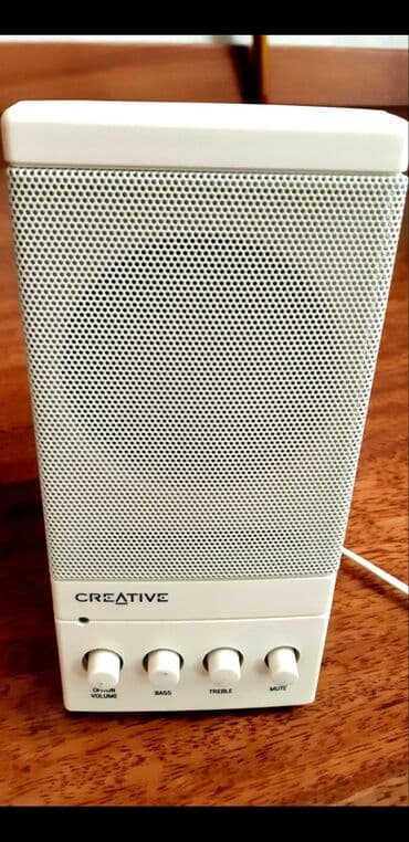 İşlənmiş Creative Kolonka, Növ - Kompüter üçün, rəng - Ağ lalafo.az -da İşlənmiş Creative Kolonka, Növ - Kompüter üçün, rəng - Ağ