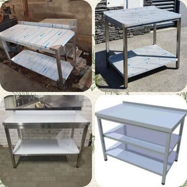 Nerjaveykalar: Paslanmayan poladdan hazırlanmış peşəkar iş masaları - Material: AISI lalafo.az -da — 1 Nerjaveykalar: Paslanmayan poladdan hazırlanmış peşəkar iş masaları - Material: AISI — 1