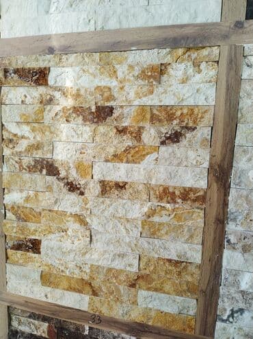 Daşlar və Kabançiklər: Dekorativ təbii daş panel – “33” model - Material: təbii daş lalafo.az -da Daşlar və Kabançiklər: Dekorativ təbii daş panel – “33” model - Material: təbii daş