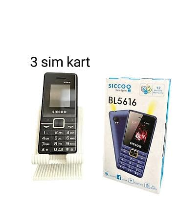 SICCOO BL5616 düyməli mobil telefon - 3 SIM kart dəstəyi – iş, ailə lalafo.az -da SICCOO BL5616 düyməli mobil telefon - 3 SIM kart dəstəyi – iş, ailə