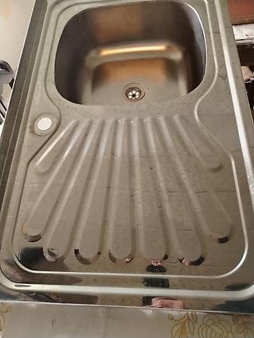 Düzbucaqlı Mətbəx çanağı, Paslanmaz polad lalafo.az -da — 1 Düzbucaqlı Mətbəx çanağı, Paslanmaz polad — 1