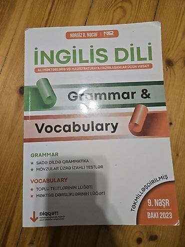 Nərgiz Nəcəfin ingilis dili qrammatika və lüğət kitabı Tam yeni lalafo.az -da Nərgiz Nəcəfin ingilis dili qrammatika və lüğət kitabı Tam yeni