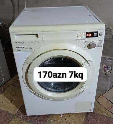Hitachi önyükləməli paltaryuyan maşın - Yük həcmi: 7–7.5 kq (üst lalafo.az -da Hitachi önyükləməli paltaryuyan maşın - Yük həcmi: 7–7.5 kq (üst