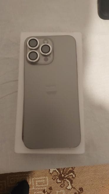 IPhone 15 Pro Max, 128 GB, Natural Titanium, Face ID lalafo.az -da IPhone 15 Pro Max, 128 GB, Natural Titanium, Face ID