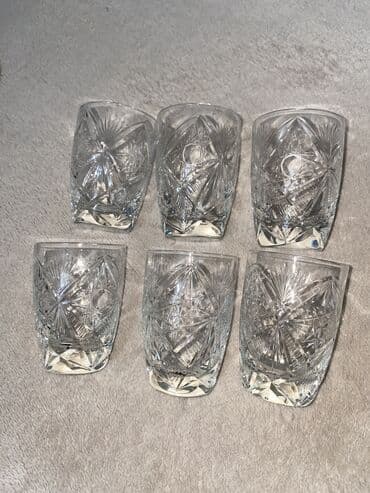 Rümkalar, rəng - Ağ, Xrustal, 6 ədədli dəst, Rusiya lalafo.az -da Rümkalar, rəng - Ağ, Xrustal, 6 ədədli dəst, Rusiya