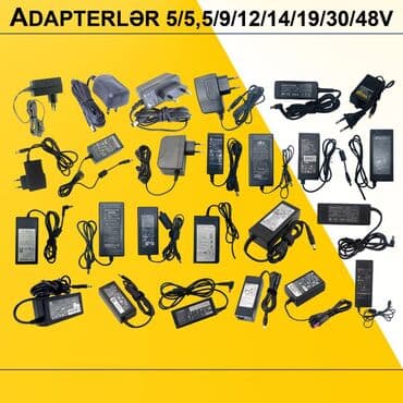 Adapterlər “5/5,5/12/14/19/30/48V 0,5/1/2/3/4/5A” ⭐5V 1.2A TPI lalafo.az -da Adapterlər “5/5,5/12/14/19/30/48V 0,5/1/2/3/4/5A” ⭐5V 1.2A TPI