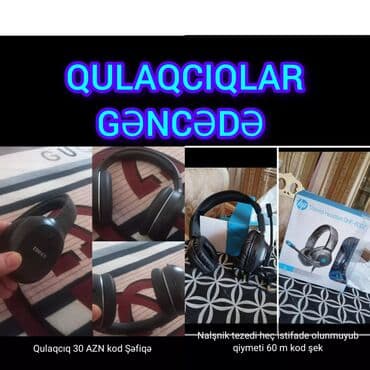 Simsiz (Bluetooth) Qulaqcıqlar, HP lalafo.az -da Simsiz (Bluetooth) Qulaqcıqlar, HP