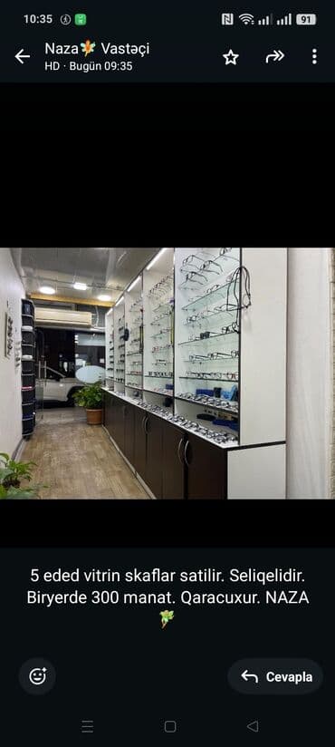 5 eded vitrin skaflar satilir. Seliqelidir. Biryerde 300 manat lalafo.az -da 5 eded vitrin skaflar satilir. Seliqelidir. Biryerde 300 manat