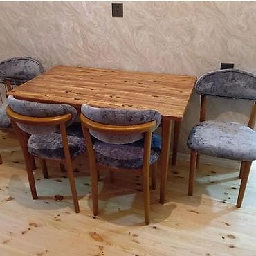 Mətbəx üçün, Yeni, Açılmayan, Oval masa, 6 stul lalafo.az -da Mətbəx üçün, Yeni, Açılmayan, Oval masa, 6 stul