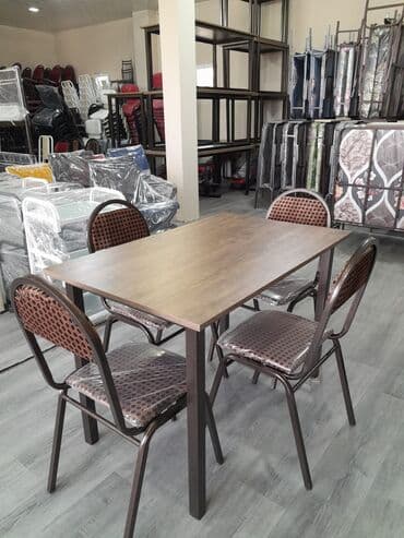 Yeni, Dördbucaq masa, 4 stul, Açılmayan, Stullar ilə, Taxta, Azərbaycan lalafo.az -da Yeni, Dördbucaq masa, 4 stul, Açılmayan, Stullar ilə, Taxta, Azərbaycan
