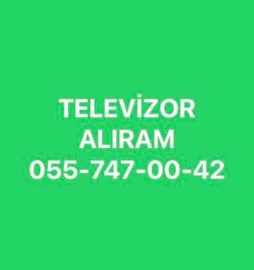 İşlənmiş və yeni televizorları almaq üçün elan. Televizor satışı üçün lalafo.az -da İşlənmiş və yeni televizorları almaq üçün elan. Televizor satışı üçün