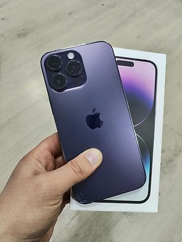 IPhone 14 Pro, Deep Purple, Simsiz şarj lalafo.az -da IPhone 14 Pro, Deep Purple, Simsiz şarj