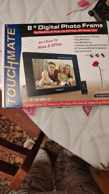 Touchmate 8" Digital Photo Frame (Model: TM-PF800) rəqəmsal foto lalafo.az -da Touchmate 8" Digital Photo Frame (Model: TM-PF800) rəqəmsal foto